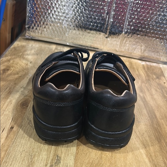 Men's Black Leather Shoes - Picture 4 of 6